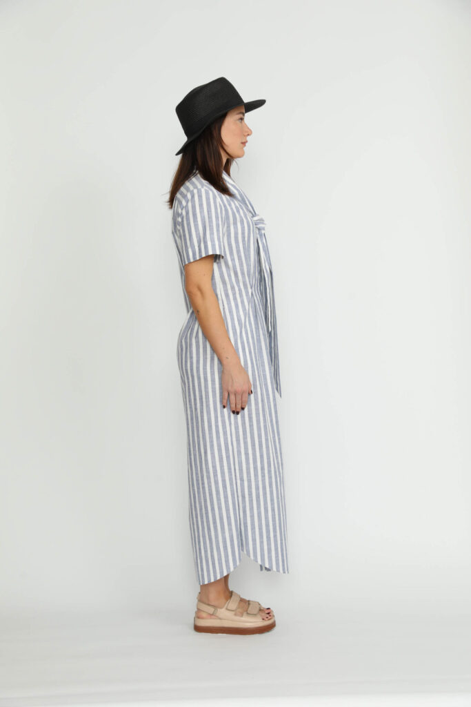 Port Dress – Port Relaxed Maxi Chambray Stripe Dress21930