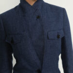 Cologny Jacket – Cologny Denim Blue Check Casual Jacket21240