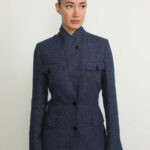 Cologny Jacket – Cologny Denim Blue Check Casual Jacket21239