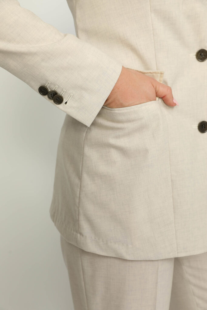 Cologny Jacket – Cologny Vanilla White Casual Jacket21254