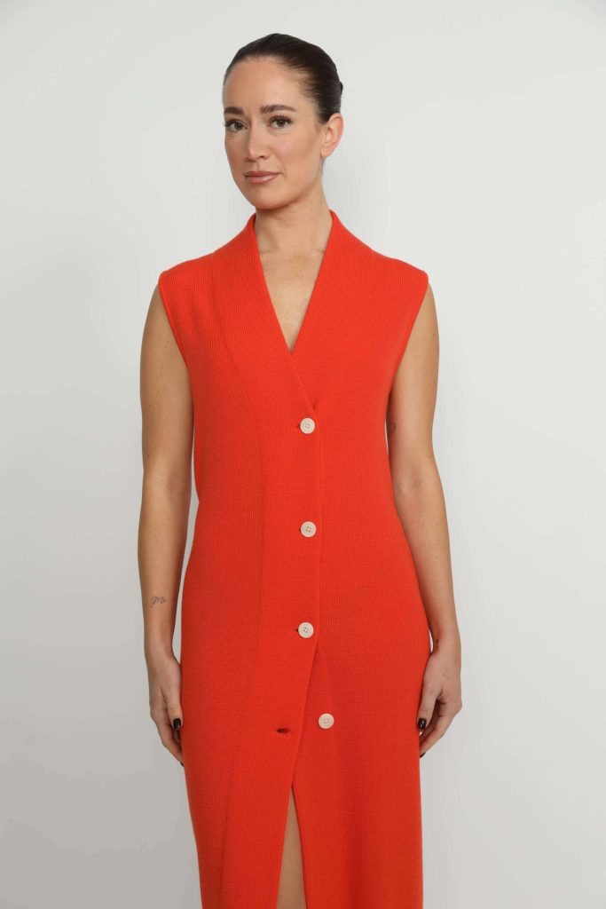 Arlesheim Dress – Arlesheim Orange Knit Dress26418