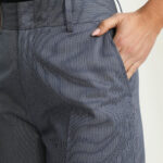 Manchester Trousers – Manchester High-Waisted Denim Blue Pinstripe Trousers21981