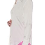 Montrieul Shirt – Button-down long sleeve blouse in white24787