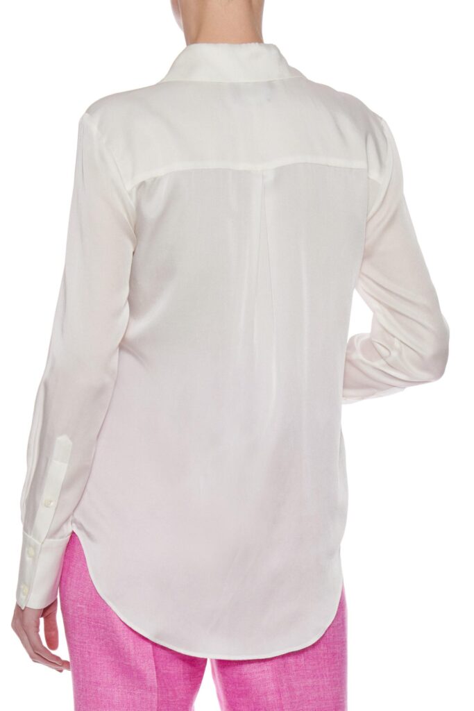 Montrieul Shirt – Button-down long sleeve blouse in white24788