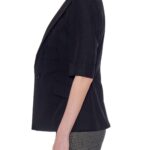 Huelva Jacket – Short sleeve, single-breasted summer jacket in black24794