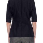 Huelva Jacket – Short sleeve, single-breasted summer jacket in black24795