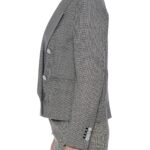 Oviedo Jacket – Peaked lapels, double breasted jacket in houndstooth24806