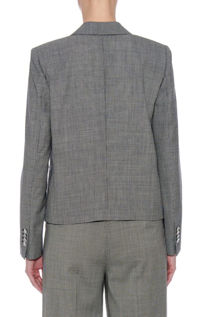 Oviedo Jacket – Peaked lapels, double breasted jacket in houndstooth24807