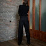 Siena Trouser – Wide leg trousers in night black25299