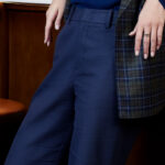 Bordeaux Trouser – Flared trousers in windowpane25319