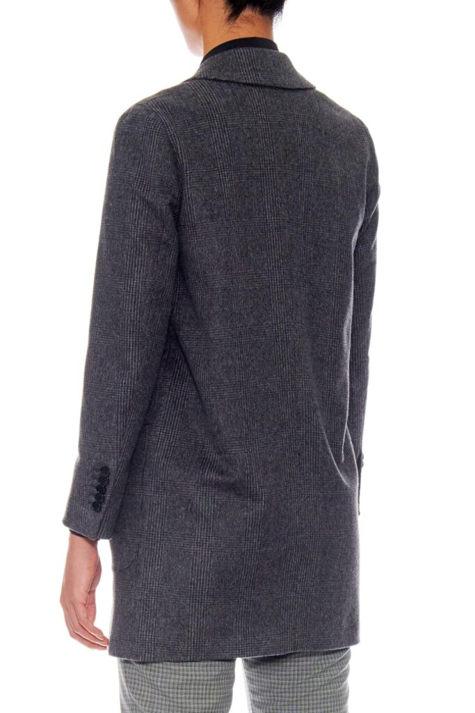 Saint-Etienne – Oversized wool jacket with patch pockets in dark grey24659