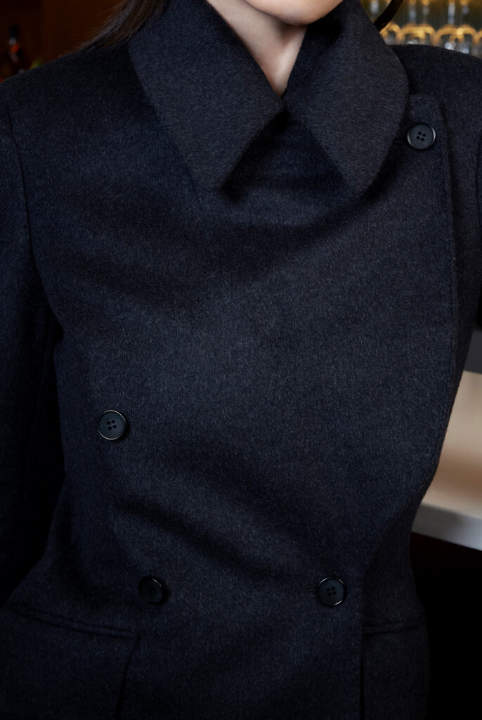 Barcelos Coat – Peacoat in wool/cashmere blend25578