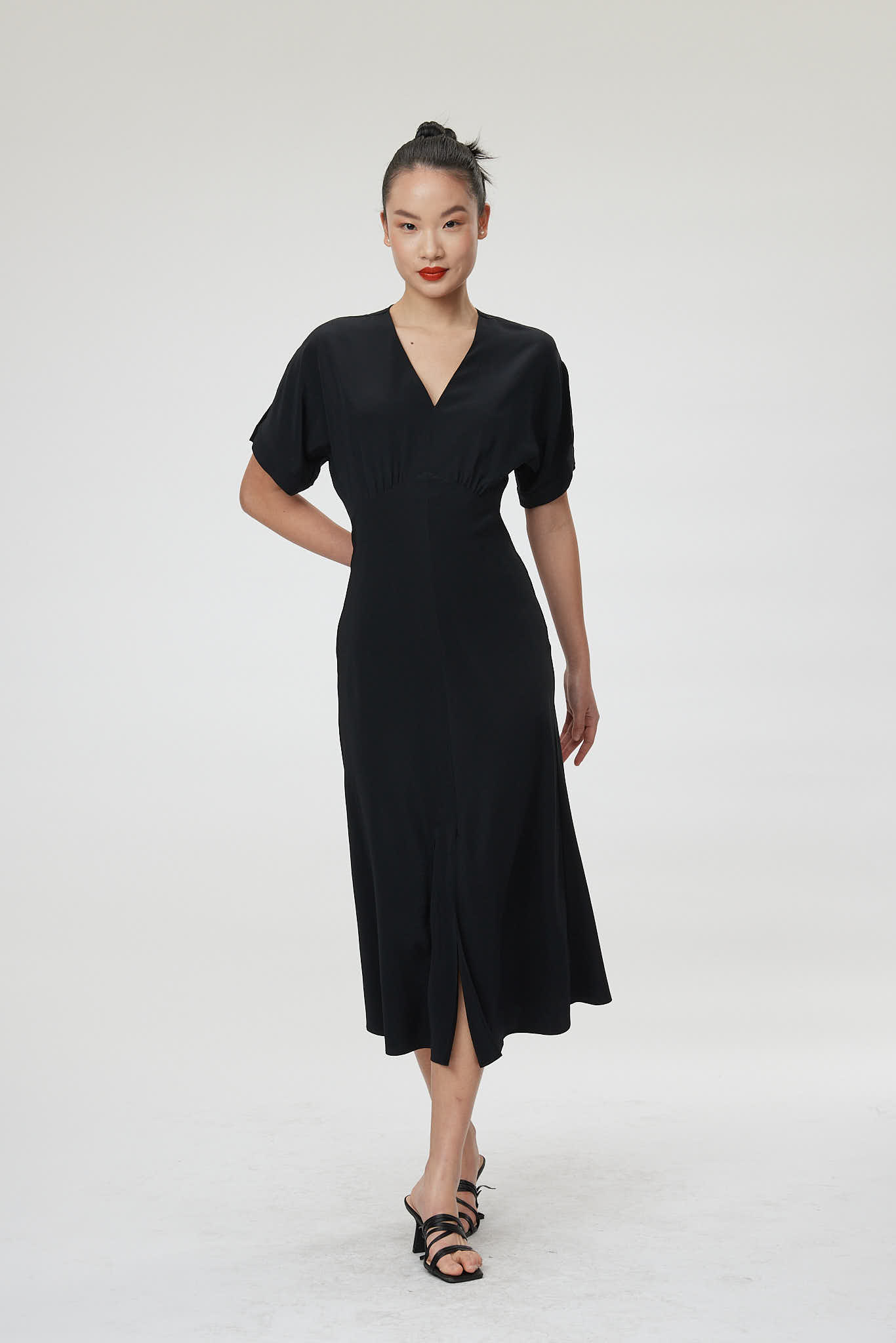 Bologna Dress – A-line day-to-night dress in black0