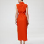 Genoa Dress – Maxi wrap dress in poppy red25005