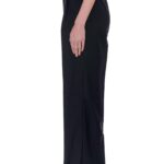 Almeria Trousers – Wide Leg, High Waisted Long Trousers in Black24791