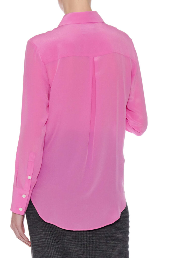 Montreuil Shirt – Button-down long sleeve blouse in pink24820