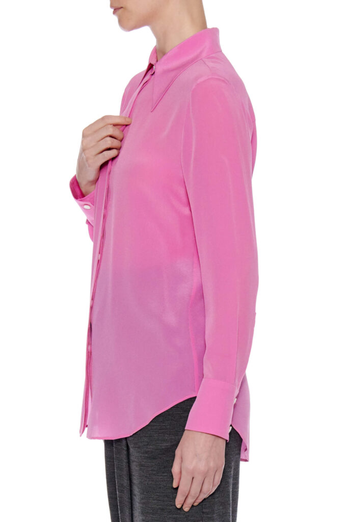 Montreuil Shirt – Button-down long sleeve blouse in pink24819