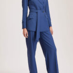 Oxford Jacket – Double breasted suit jacket in royal blue pure wool crepe24921