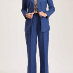 Oxford Jacket – Double breasted suit jacket in royal blue pure wool crepe24922