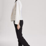 Oviedo Jacket- Limited Edition – Double breasted tuxedo jacket in white wool24992