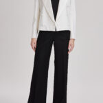 Oviedo Jacket- Limited Edition – Double breasted tuxedo jacket in white wool24994