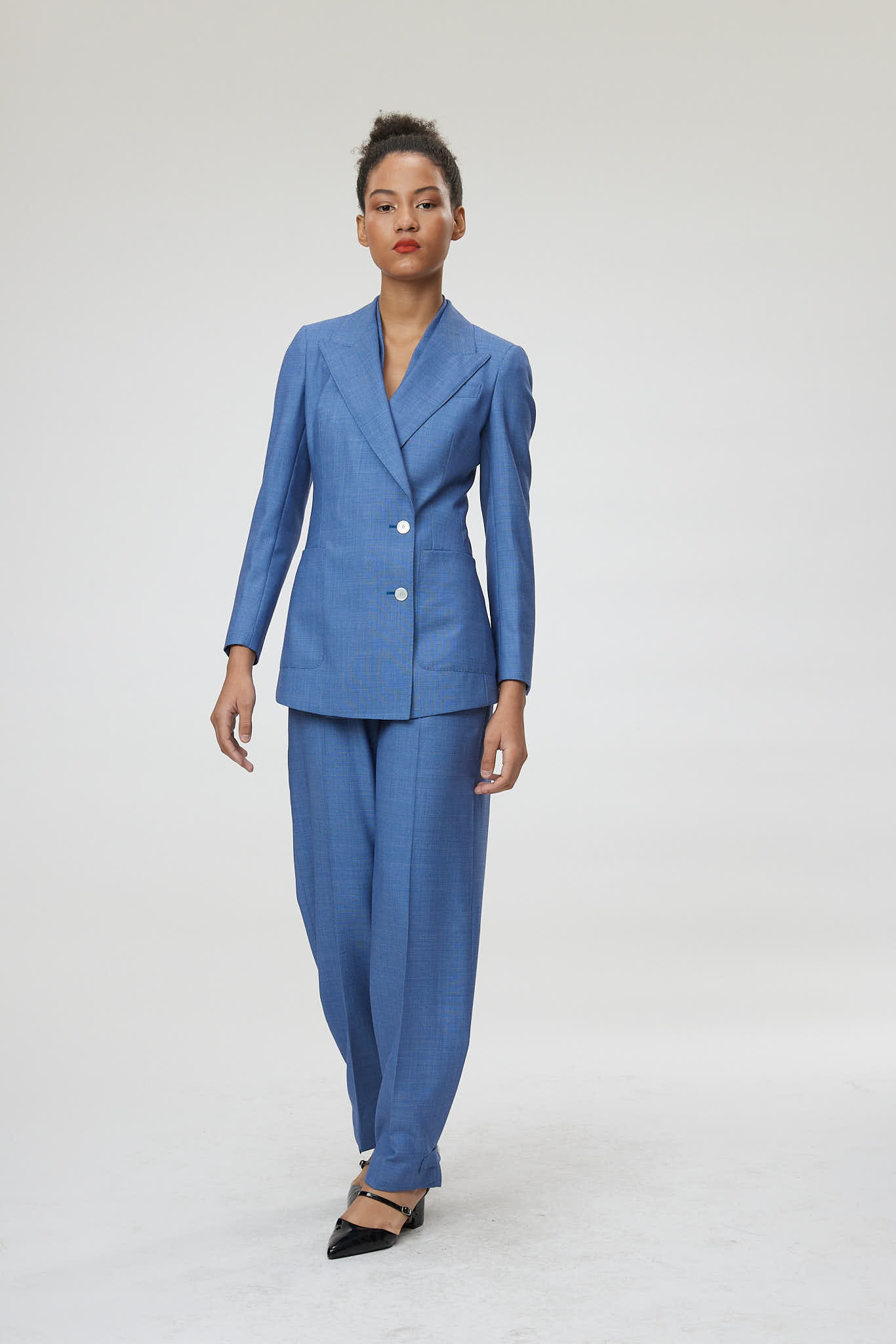 Alessandria Jacket – Classic double breasted suit jacket in royal blue