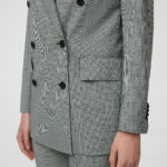 Bristol Jacket – Classic double breasted suit jacket in black and white25009