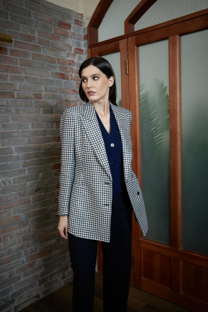 Alessandria Jacket – Double breasted jacket in dogtooth25251