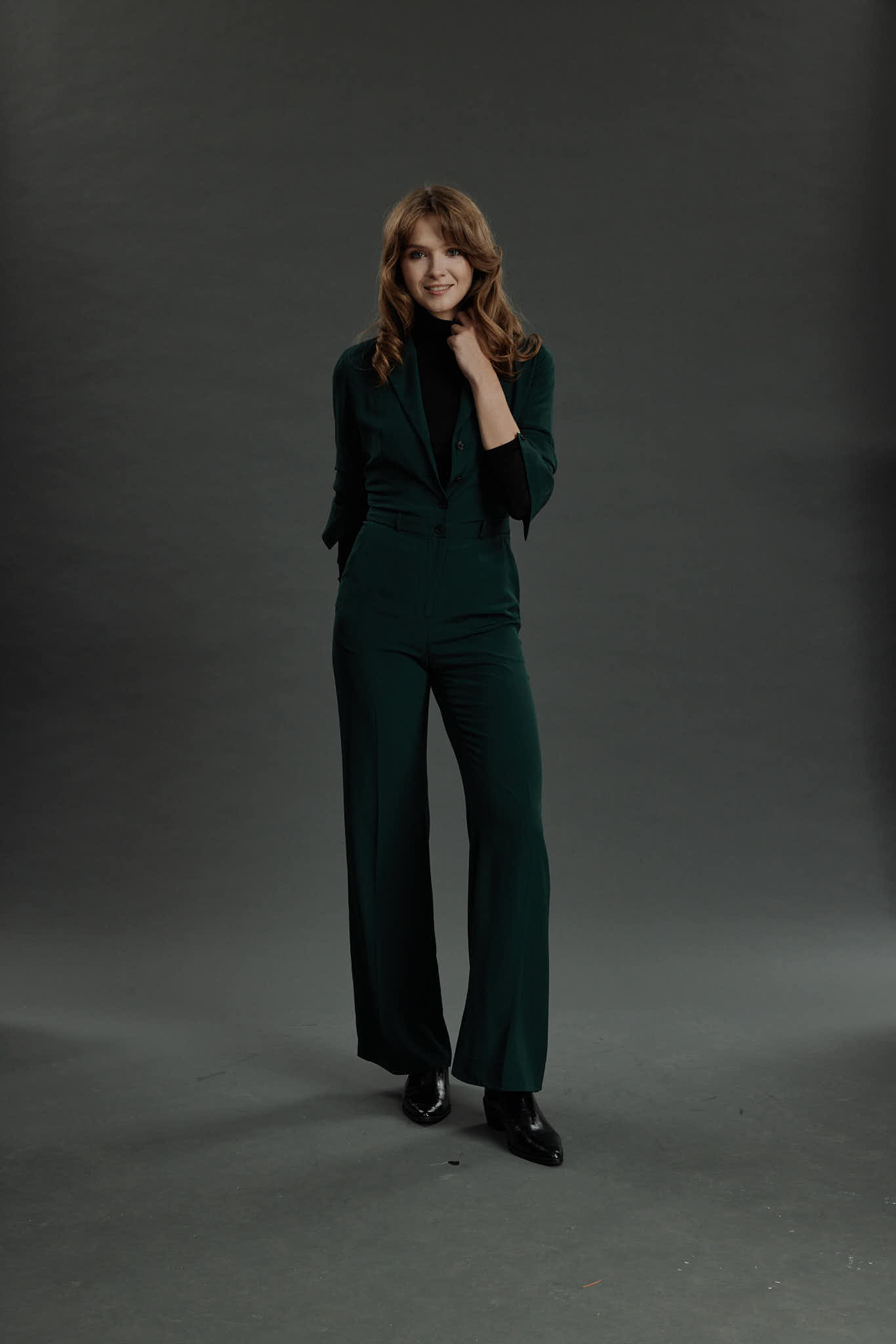 Chaves Jumpsuit – Jumpsuit in forest green