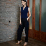 Amadora Vest – Knit vest in midnight blue25261