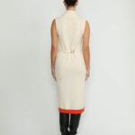 Arlesheim Dress – Arlesheim White/Orange Knit Dress26088