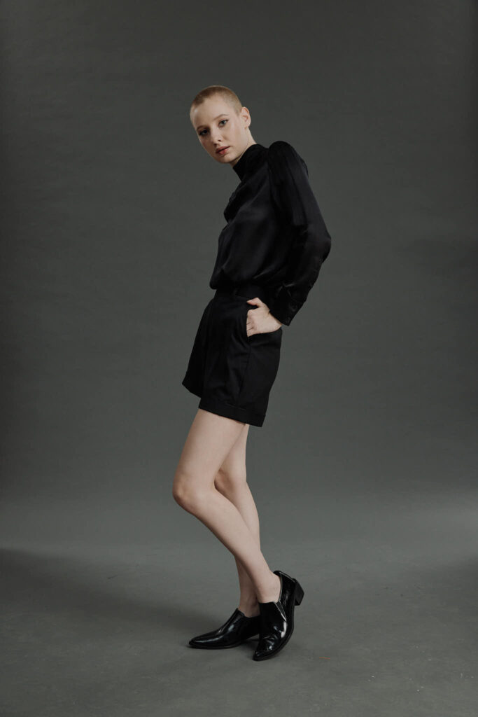 Loule Shorts – Tailored night black shorts25439