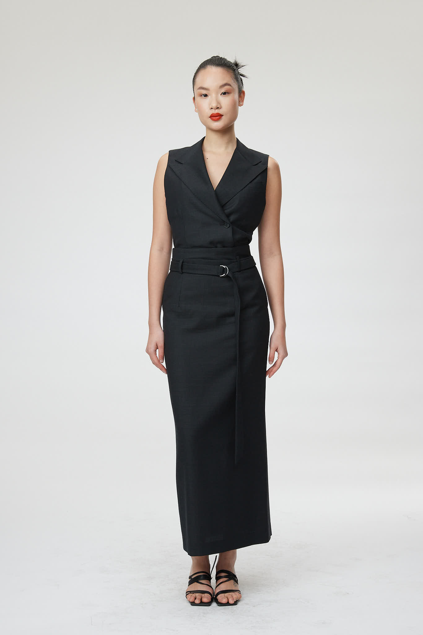 Florence Skirt – Maxi pencil skirt in black