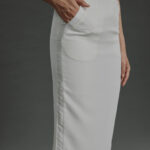 Almeirim – Limited Edition Skirt – Pencil skirt in wool crepe25511