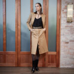 Fafe Skirt – A-line skirt in beige twill25353