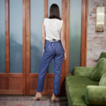 Castelo Branco Trousers – Straight leg trousers in mini check25420