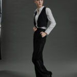 Elvas – Limited Edition Trousers – Narrow leg trousers in black25520