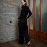 Siena Trouser – Wide leg trousers in night black25302