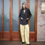 Siena Trouser – Wide leg trousers in ochre yellow25292