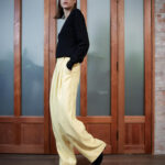 Siena Trouser – Wide leg trousers in ochre yellow25294
