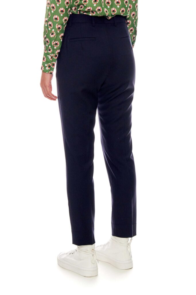 Dunkirk – High-waisted cigarette trousers in navy24748