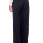 Rennes – Wide leg, tailored wool trousers in black24694