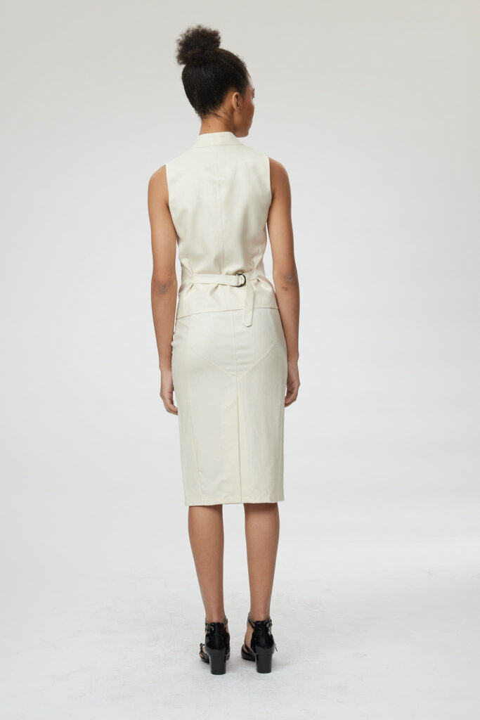 Ferrara Waistcoat – Classic waistcoat in off-white25098