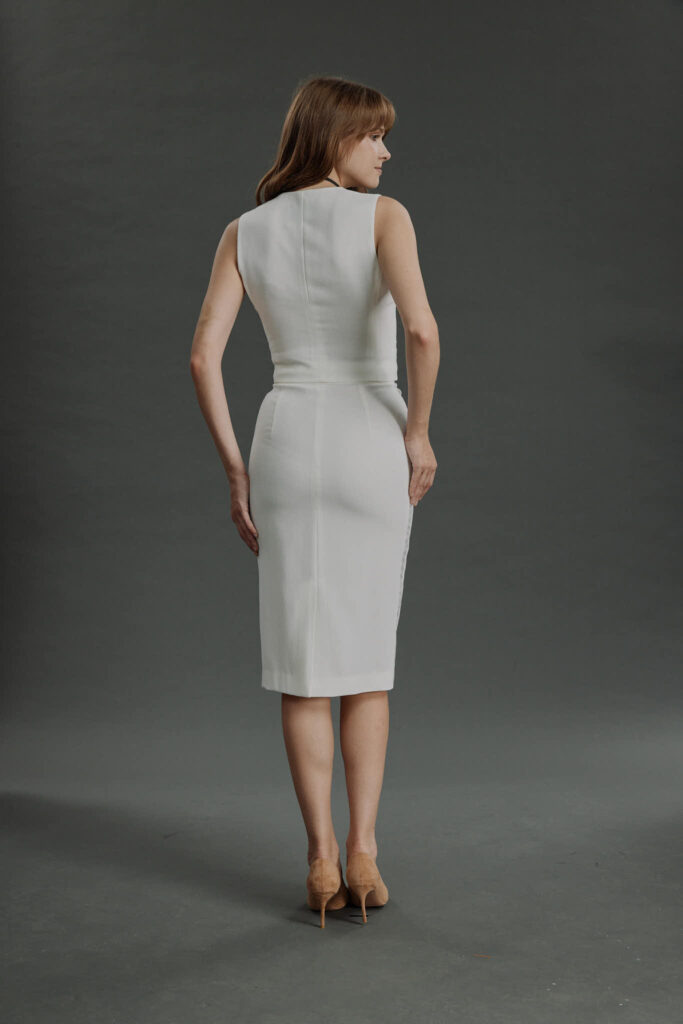 Canico – Limited Edition Waistcoat – Short waistcoat in white25529