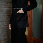 Beja Waistcoat – Double breasted waistcoat in black25290