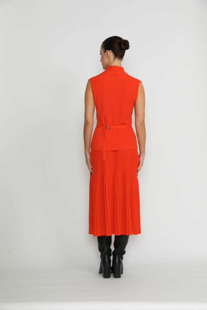 Arbon Waistcoat – Arbon Orange Knit Waistcoat27046